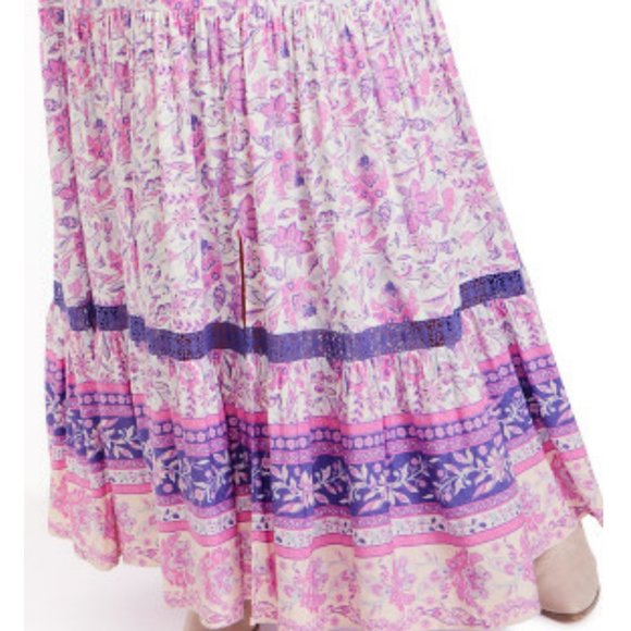AVEOLOGY Salma Maxi Flutter Boho Dress 22/24 - Picture 4 of 15